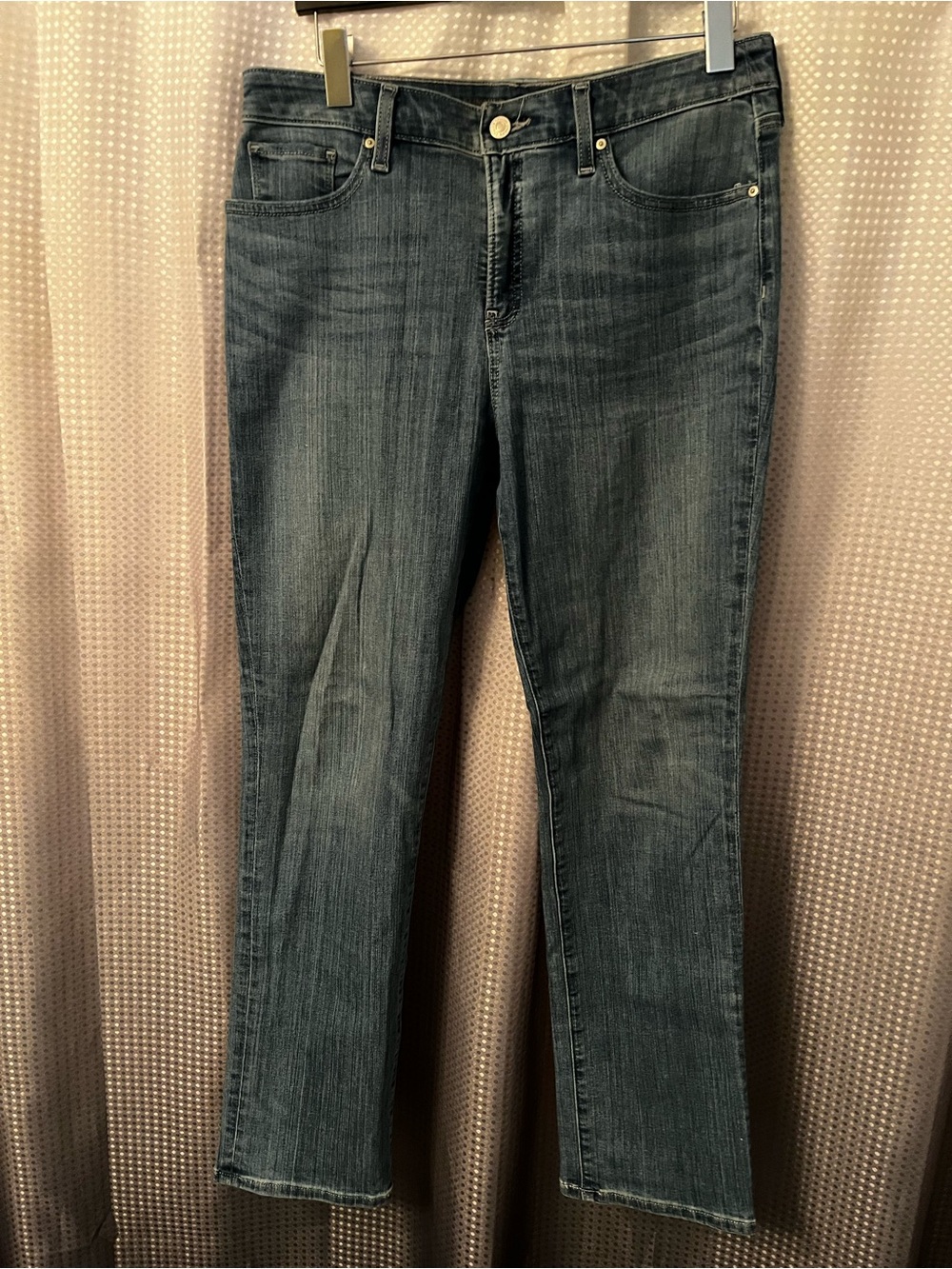 Chico's Straight Leg Girlfriend Jeans in Washed Blue
